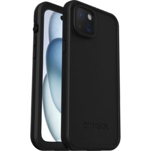 OtterBox Fre MagSafe Apple iPhone 15 Plus (6.7") Case - Black(77-95536), DROP+ 5X Military Standard,Waterproof IP68 Rated,Wireless Charging Compatible