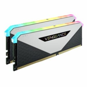 (LS) Corsair Vengeance RGB RT 16GB (2x8GB) DDR4 3200MHz C16 16-20-20-38 White Heatspreader Desktop Gaming Memory for AMD