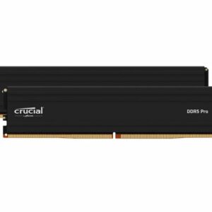 Crucial Pro 16GB (1x16GB) DDR5 UDIMM 5600MHz CL46 Black Heat Spreader Support Intel XMP AMD Ryzen for Desktop PC Gaming Memory