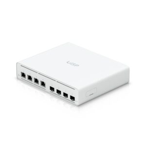 Ubiquiti UISP Switch Plus, 2.5 GbE PoE Switch For ISP Applications, RJ45 Ports, 27V Passive PoE Output, 4 10G SFP+ ports,  Incl 2Yr Warr