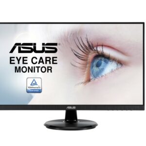 ASUS VA24DCP 23.8"  Eye Care Monitor, Full HD, IPS, Frameless, USB-C, 65W PD, 75Hz, Adaptive-Sync/FreeSync™,  Low Blue Light, Flicker Free, Wall Mount